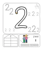 Vorschau - Arbeitsblätter - Ziffern schreiben und Zahlen darstellen - Seite 3