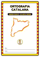 Vista previa - Hojas de trabajo - Quadern d'exercicis d'ortografia catalana – 29 fitxes per saber quina lletra s'escriu i per què (3r a 6è) - página 1
