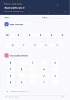 Vorschau - Arbeitsblätter - Zählen und Mengen Klasse 1 Mathe - Seite 2