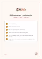 Voorbeeld - Loopspel stille sommen verstoppertje tot 10 Pluspunt 4.1. blok 9 les 3 en 4 - Pagina 1