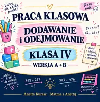 zapowiedź - Praca klasowa IV - Dodawanie i odejmowanie - Grupa A i B - obwoluta