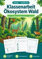 Vorschau - Test - Klassenarbeit Ökosystem Wald Klasse 5-6 - Deckblatt