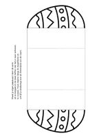 Voorbeeld - Tekenen en knutsel sjablonen - Paaskaarten knutselen vouwkaarten Pasen cadeau - Pagina 3