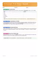 Vorschau - Arbeitsblätter - Fit für Klasse 4 Deutsch | Ferienheft mit 2 Abschlusstests | Lesen, Wortarten, Rechtschreibung | Deutsch Klasse 3/4 | mit Lösungen - Seite 1