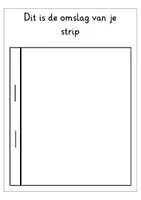 Voorbeeld - Werkbladen - Sjablonen voor een stripboekje - teken je eigen strip - Pagina 1