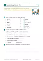 Vorschau - Arbeitsblätter - Englische Schulwelt Klasse 6 – School life - Seite 3