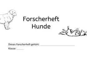 Vorschau - Arbeitsblätter - Forscherheft zum Thema Hunde - Seite 2