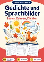 Vorschau - Arbeitsblätter - Gedichte mit Sprachbildern Klasse 4 - Deckblatt