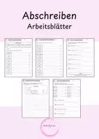 Vorschau - Arbeitsblätter - Richtig abschreiben-3 - Deckblatt