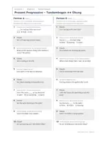 Vorschau - Arbeitsblätter - Present Progressive – Tandembögen Englisch - Seite 3
