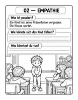 Vorschau - Arbeitsblätter - Empathie – 10 Situationskarten | Wie könnte sich das Kind fühlen? | Sozialkompetenz Grundschule - Seite 3