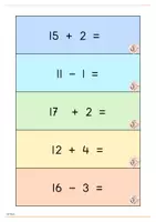 Voorbeeld - Loopspel grote en kleine som groep 3 Pluspunt 4.1. Blok 9 les 6 en 7 - Voorblad