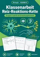 Vorschau - Test - Klassenarbeit Reiz-Reaktions-Kette Klasse 9 - Deckblatt
