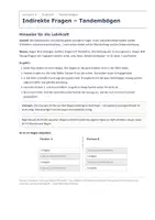 Vorschau - Arbeitsblätter - Indirekte Fragen – Arbeitsblätter, Quiz & Test - Seite 1