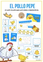 Vista previa - Unidades / Secuencias / Situaciones de Aprendizaje - El pollo Pepe - Tesoros Brillantes - Portada