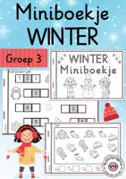 Voorbeeld - Werkbladen - Miniboekje winter groep 3 – zelfstandig werken - Voorblad