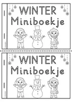Voorbeeld - Werkbladen - Miniboekje winter groep 3 – zelfstandig werken - Pagina 1