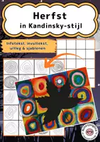 Voorbeeld - Werkbladen - Herfst in de stijl van Kandinsky – kunstproject met infotekst en invultekst - Voorblad