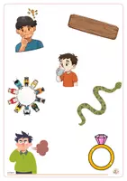 Voorbeeld - Loopdictee zing- en plankwoorden Staal groep 3 - Pagina 1