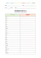 Vorschau - Test - Headlight 1 - Vokabeltest (Materialpaket) - Seite 1