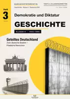 Vorschau - Arbeitsblätter - Geteiltes Deutschland und der Weg zur Einheit – Tests und Klassenarbeiten Geschichte Klasse 9 | Geschichtsträchtig - Deckblatt