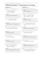 Vorschau - Arbeitsblätter - Befehlsform Englisch – Tandembögen - Seite 2