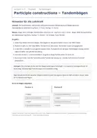 Vorschau - Arbeitsblätter - Participle constructions – Komplettpaket - Seite 1