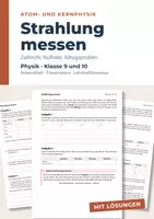 Vorschau - Stundenentwürfe - Strahlung messen: Zählrohr und Nullrate - Deckblatt