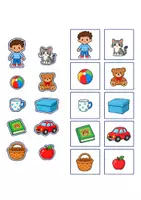 Aperçu - Feuilles d'exercices - Je suis la consigne – 40 défis de placement et repérage spatial | Maternelle PS MS GS - Page 3