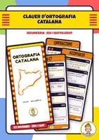 Vista previa - Hojas de trabajo - Clauer d'ortografia catalana · 63 targetes de normes per a ESO i batxillerat - Portada