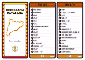 Vista previa - Hojas de trabajo - Clauer d'ortografia catalana · 63 targetes de normes per a ESO i batxillerat - página 1
