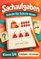 Vorschau - Arbeitsblätter - Sachaufgaben Schritt für Schritt lösen - Deckblatt