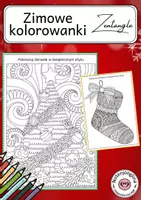 zapowiedź - Szablony do malowania i rękodzieła - Świąteczne kolorowanki zentangle - obwoluta