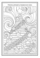 zapowiedź - Szablony do malowania i rękodzieła - Świąteczne kolorowanki zentangle - strona 2
