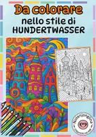 anteprima - Materiale per pittura e bricolage - Disegni da colorare nello stile di Hundertwasser - Pagina di copertina