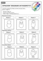 anteprima - Materiale per pittura e bricolage - I tre passerotti: progetto artistico d'inverno - Pagina 3