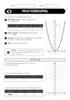 Vorschau - Arbeitsblätter - Normalparabel Klasse 9–10 | Quadratische Funktionen Einstieg | Arbeitsblätter 3 Niveaus mit Lösungen - Seite 3