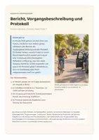 Vorschau - Unterrichtsreihen - Bericht, Vorgangsbeschreibung und Protokoll - vierfach differenziert inkl. eigener Förderversion / DaZ-Version - Seite 1