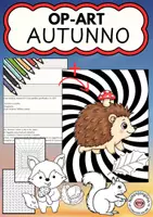 anteprima - Materiale per pittura e bricolage - Autunno op art – progetto d'arte con illusioni ottiche - Pagina di copertina