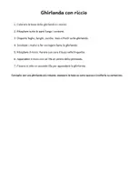 anteprima - Materiale per pittura e bricolage - Ghirlanda d'autunno da costruire – modello per lavoretto autunnale - Pagina 1