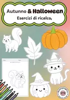 anteprima - Materiale per pittura e bricolage - Bucherellare autunno e Halloween – immagini di grafomotricità - Pagina di copertina