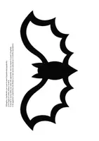 anteprima - Materiale per pittura e bricolage - Pipistrelli di carta velina – decorazione per finestre d'autunno e Halloween - Pagina 1