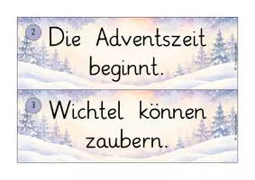 Vorschau - Arbeitsblätter - Wichtel Schleichdiktat - 2 Versionen: Wörter & Sätze - Seite 2