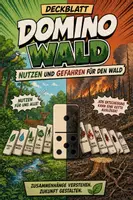 Vorschau - Arbeitsblätter - Wald Nutzen+Gefahren | Quiz | Rätsel | Spiel | Unterrichtsmaterial | Biologie | Klasse 5-8 | mit Lösungen - Deckblatt