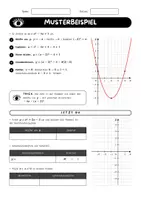 Vorschau - Arbeitsblätter - Quadratische Ergänzung Klasse 9–10 | Scheitelpunktform berechnen | Arbeitsblätter mit Lösungen, 3 Niveaus - Seite 3