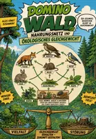 Vorschau - Spiele - Wald: Nahrungsnetz+ökologisches Gleichgewicht | Quiz | Rätsel | Spiel | Unterrichtsmaterial | Biologie | Klasse 5-8 | mit Lösungen - Deckblatt