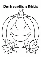 Vorschau - Mal- und Bastelvorlagen - Halloween-Ausmalbilder für Kinder – 15 einfache & detailreiche Malvorlagen für Kita und Grundschule - Seite 1