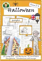 Vorschau - Arbeitsblätter - Halloween: Materialpaket für den Englischunterricht (Englisch Grundschule Klasse 2-4) - Seite 1