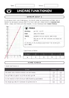 Vorschau - Arbeitsblätter - Lineare Funktionen Einführung Klasse 8–9 | y = mx + b, Wertetabelle, Gerade zeichnen | mit Lösungen - Seite 2