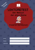 Vorschau - Arbeitsblätter - Lektüretest zu "Der Besuch der alten Dame" von Friedrich Dürrenmatt - Deckblatt